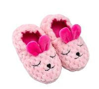 BTHRORO Pantofole Bambini Invernali Carino Coniglietto Invernali Pantofole Peluche Morbido per Bambina Scarpe da Casa Calde Antiscivolo per Ragazze Ragazzi