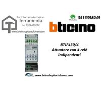 BTICINO MY HOME SCS - attuatore termoregolazione con 4 rele F430/4