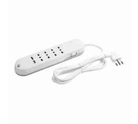 BTI3636DBU Multipresa SLIM bipasso con 2 prese USB, interruttore safe e cav