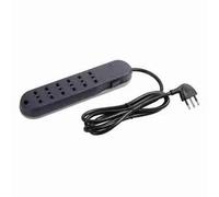 BTI3636GB Multipresa SLIM6 bipasso con interruttore safe e cavo - grigia