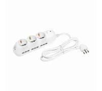 BTI3699DB Multipresa Slot9 - 6 prese 2P+T bipasso 10/16A e salvafulmine - b
