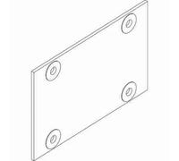 BTI91874P Piastra di rinforzo piana intermedia per affiancamento HDX
