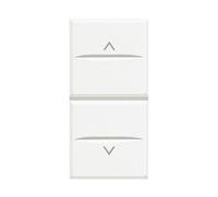 Bticinio HD4037 axolute doppio pulsante 10A contatto NO interbloccato 1 modulo c