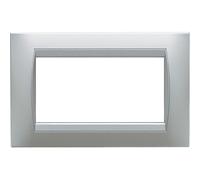 BTICINO 120044TH - INTERLINK - PLACCA 4 MOD LIGHT TECH confezione n.5 pezzi