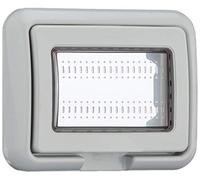 Supporto stagno 3P Idrobox grigio per Living Bticino 24603