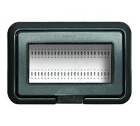BTICINO 24604L - IDROBOX LUNA - COPERCHIO IP55 4P GRIGIO LIVING per scatola inca