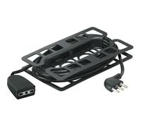 bticino 2528N prolunghe e multiple 5 m 1 presa(e) AC Interno Nero