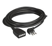 Bticino Prolunga domestica 2537N 2P+T 10 A con spina e presa 5 m Nero