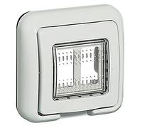 Supporto stagno 2P Idrobox grigio per Matix Bticino 25602