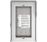 BTICINO Scatola fuori muro 2 moduli 350621 con tetto antipioggia Allmetal Grigio