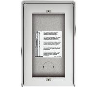 BTICINO Scatola fuori muro 2 moduli 350621 con tetto antipioggia Allmetal Grigio