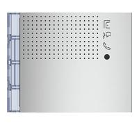 Bticino frontale modulo fonico evoluto finitura Allmetal 351101