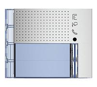 Bticino Frontale modulo fonico evoluto Sfera 351121, 2 pulsanti, finitura Allmetal