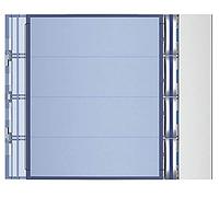 Bticino frontale 4 pulsanti su colonna singola finitura Allmetal 352041