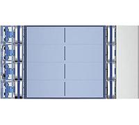 BTICINO 352181 Frontale Sfera 8 Pulsanti Doppia Fila, Allmetal Effetto Alluminio, IK07 IP20, 1 Modulo, Compatibile Sistema 1+n, Installazione Modulare, Citofono/Videocitofono
