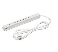BTicino 3631USDB Ciabatta Elettrica Multipresa Ultraslim con Interruttore Luminoso di Sicurezza SAFE, colore bianco
