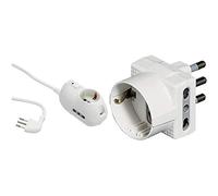 Bticino 3632Db Prolunga Btre Safe, Spina 10 A, 2 Prese Bipasso, 10/16 A, 1 Presa