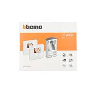 BTICINO 365521 KIT VIVAVOCE BIFAMILIARE VIDEOCITOFONO COLORI PULSANTIERA