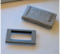 Bticino 4714GC placca Living Classic grigio chiaro 4 moduli