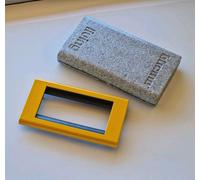 Bticino 4714GO placca Living Classic giallo ocra scuro 4 moduli