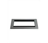 Bticino 4716al placca living classica 6 posti alluminio