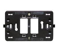 Supporto Bticino Magic 2 posti centrati per scatola tonda e quadra TIC500S/23