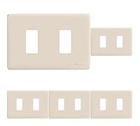 Bticino 503/2/R/F Placca, Avorio, 2 Posti (Confezione da 5)