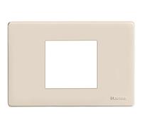 Bticino Placca Magic 503/23A/R 2 posti centrati Avorio