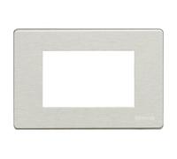 Placca OXIDAL Bticino Magic alluminio 3 Posti 503/3A/X