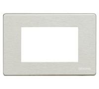 Placca OXIDAL Bticino Magic alluminio 3 Posti 503/3A/X