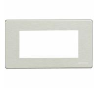 Placca alluminio Bticino Magic 4 Posti OXIDAL 504/4A/X