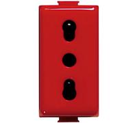 Presa corrente 10/16A rossa bticino matix magic A5180R