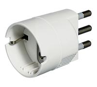 Adattatore con spina Bticino 2P+T 16A presa tedesca S3624DE