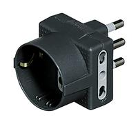 Adattatore Bticino Tris 10/16A 1 schuko e 2 prese bipasso S3611GE