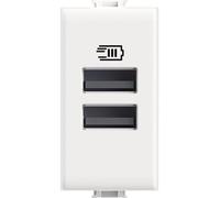 Caricatore USB doppio 5V carica cellulari matix bticino AM4191AA sostituisce AM5285C2