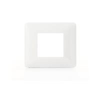 Placca 2 moduli per scatola rotonda per supporto 500SM2A tipo am4802bbn