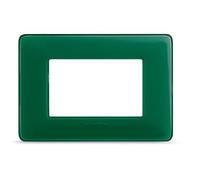 Placca Bticino Matix 3 moduli smeraldo AM4803CVS