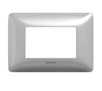 Bticino Placca Matix AM4803MSL 3 moduli Argento