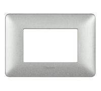 Bticino Placca Matix AM4803TBC 3 moduli Bianco Calce