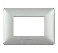Bticino Placca Matix AM4803TBC 3 moduli Bianco Calce