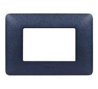 Bticino Placca Matix AM4803TBM 3 moduli Blu Mercurio