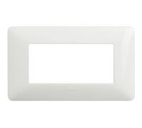 Bticino Placca Matix AM4804BBN – 4 moduli – Bianco