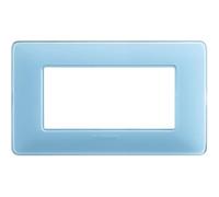 Placca Bticino Matix 4 moduli turchese AM4804CAR