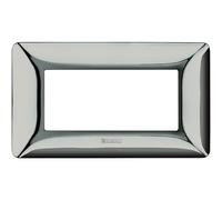 BTICINO MATIX AM4804GCR PLACCA 4 MODULI COLOR CROMO