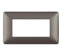 Bticino AM4804MIR Placca Matix 4 Moduli, Iron