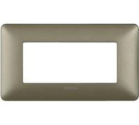 BTICINO AM4804MTA MATIX PLACCA 4P TITANIUM