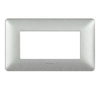 Placca Bticino Matix 4 moduli bianco calce AM4804TBC