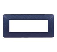 Placca Bticino Matix 6 moduli blu mercurio AM4803TBM