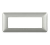 Bticino AM4806MSL Placca Matix 6 Moduli, Silver