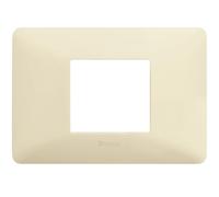 Placca Bticino Matix 2 Moduli centrati avorio AM4819BAV